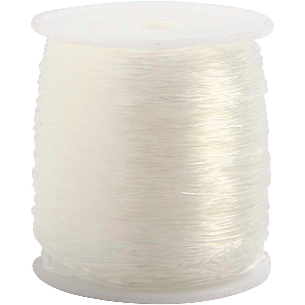 Creativ company elastisch koord, rond, dikte 0,8 mm, 100 m 1 rol