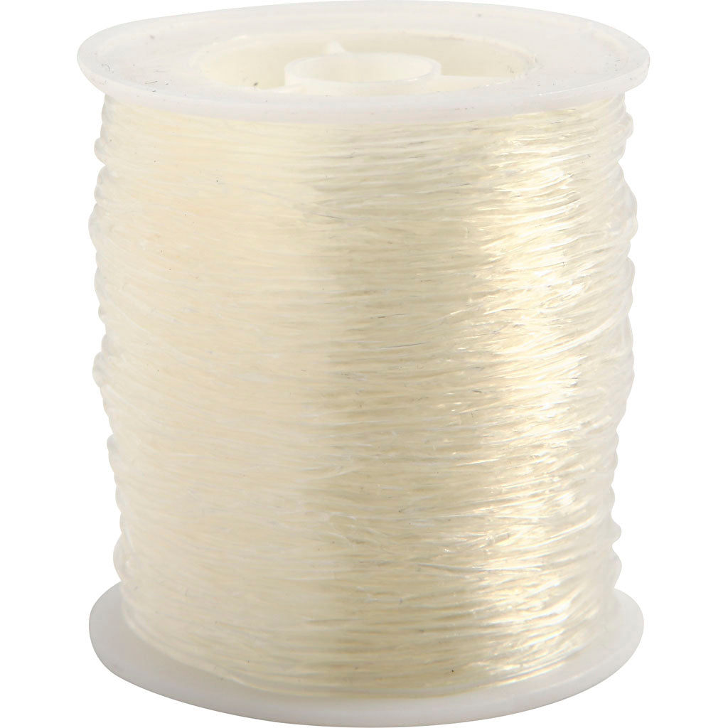 Creativ company elastisch koord, rond, dikte 1 mm, 50 m 1 rol