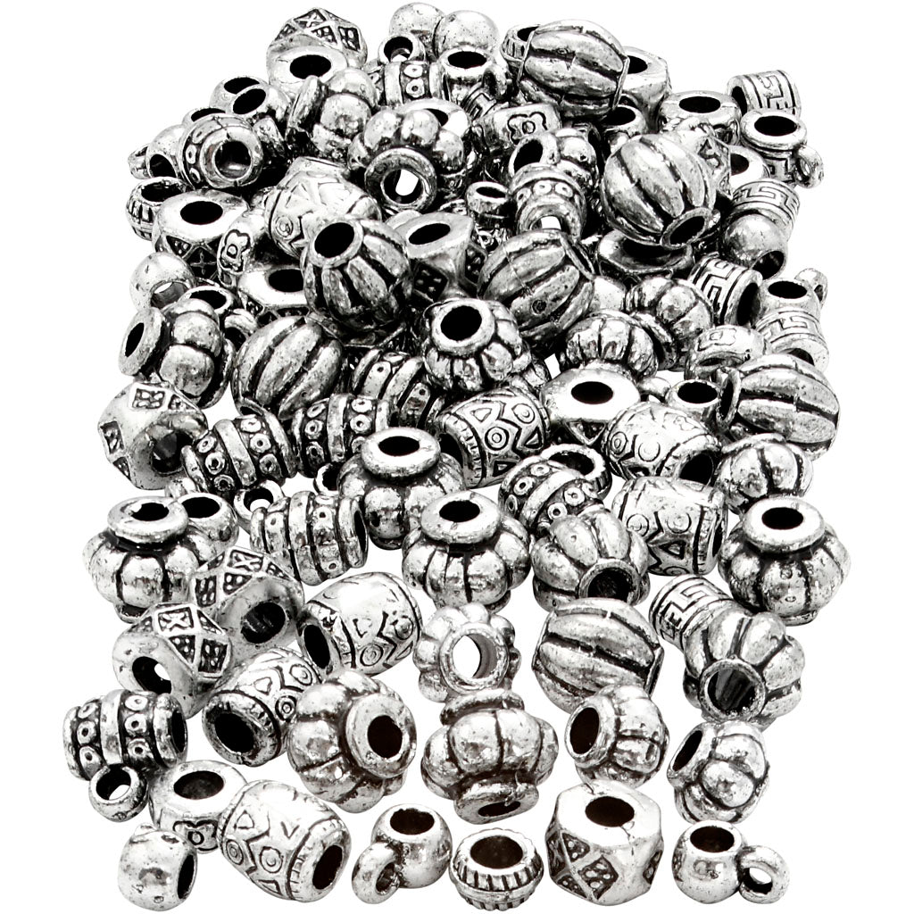 Creativ company kralen mix, afm 7-11 mm, gatgrootte 3 mm, ca. 400 stuk, 200 gr 1 doos