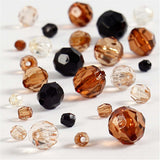 Creativ company facetkralen mix goud, 50 gram