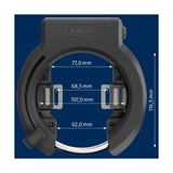 Abus Frame ringslot 6950M R XPlus. Security Level 9. Met grote wiel opening