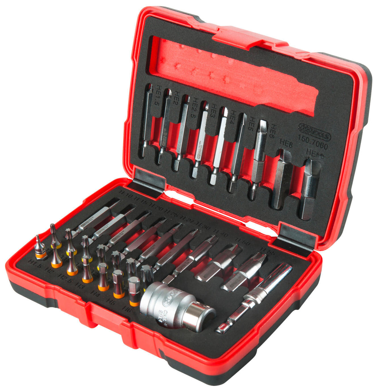 Ks tools ks-tools schroefdraad-uitdraaiset screws unscrewing set 34tlg.