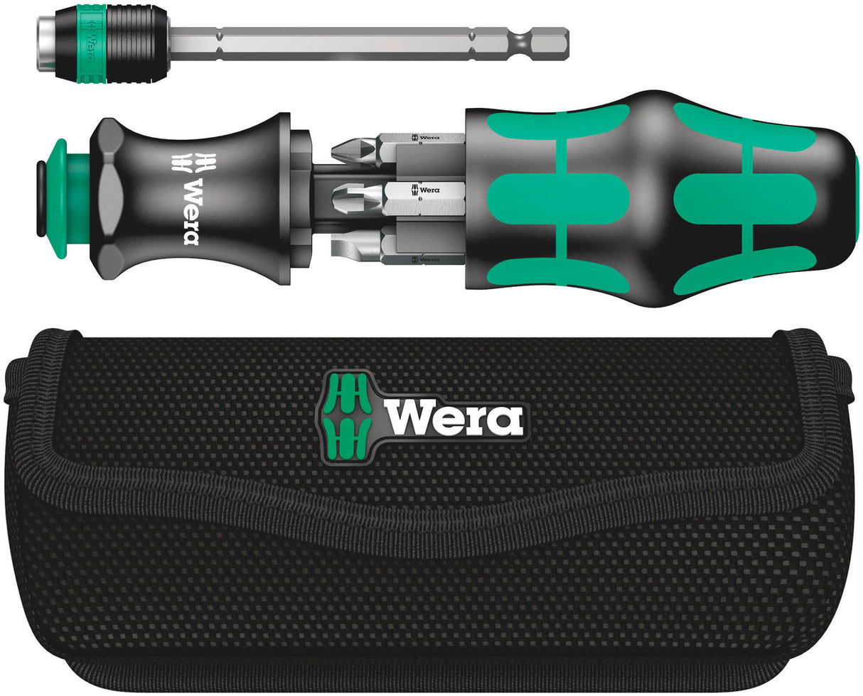 Wera schroevendraaier set kraftform kompakt 25 screwdriver set w.bag kraftform, 8 pcs.