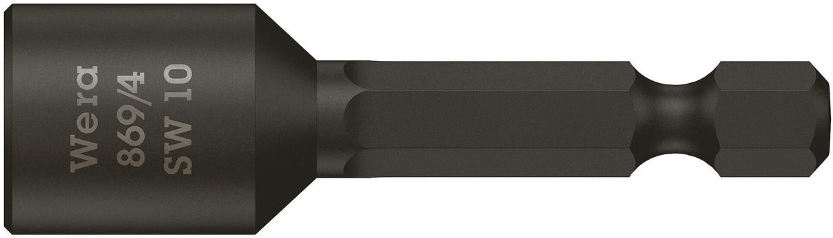 Wera dopsleutel 869 4 bits insert 10mm 869 4 1 4