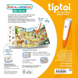 Ravensburger tiptoi boek zoeken en ondekken mijn dieren