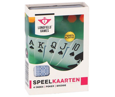 Longfield speelkaarten plastic