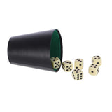 Basic dobbelbeker 9 cm zwart groen