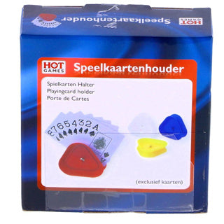 Longfield kaartenhouder plastic 4 assorti