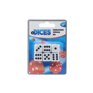 Basic dobbelstenen 6 stuks