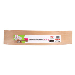 Engelhart longfield houten dubbele kaartenhouder 35 cm