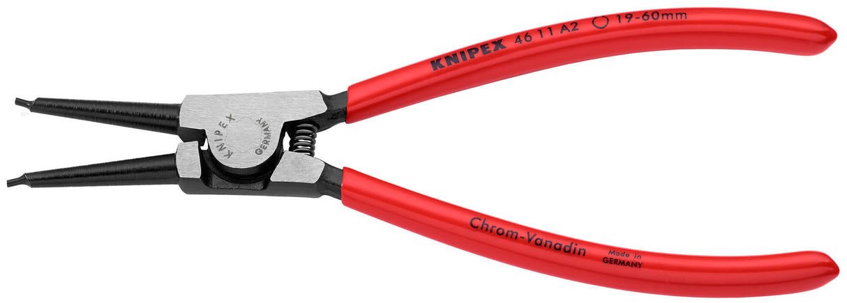 Knipex borgveertang circlip pliers straight 180 mm