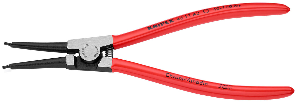 Knipex borgveertang circlip pliers pol. pvc straight