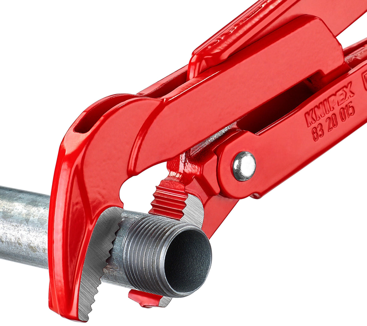 Knipex pijptang pipe pliers 45° threaded lacquered