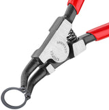 Knipex borgveertang circlip pliers 45 degrees curved