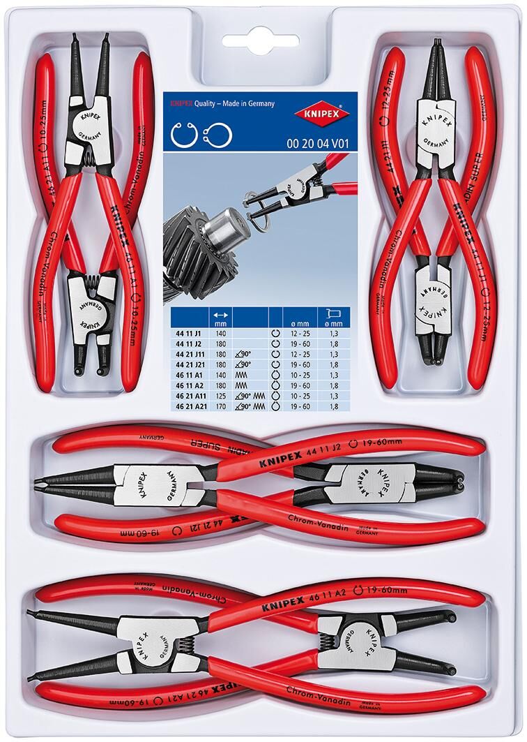 KNIPEX Borgveertangenset 00 20 04 V01