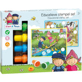 Bambolino toys fien en teun educatieve stempelset 14-delig
