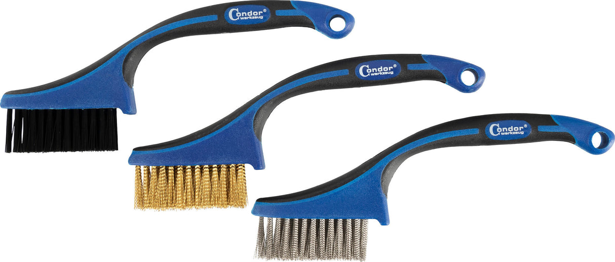 Condor borstelset 9508 mini borstelassortiment 3-tlg.
