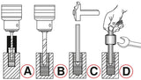 Ks tools ks-tools schroefdraad-uitdraaiset thread unscrewing set ks-to0ls