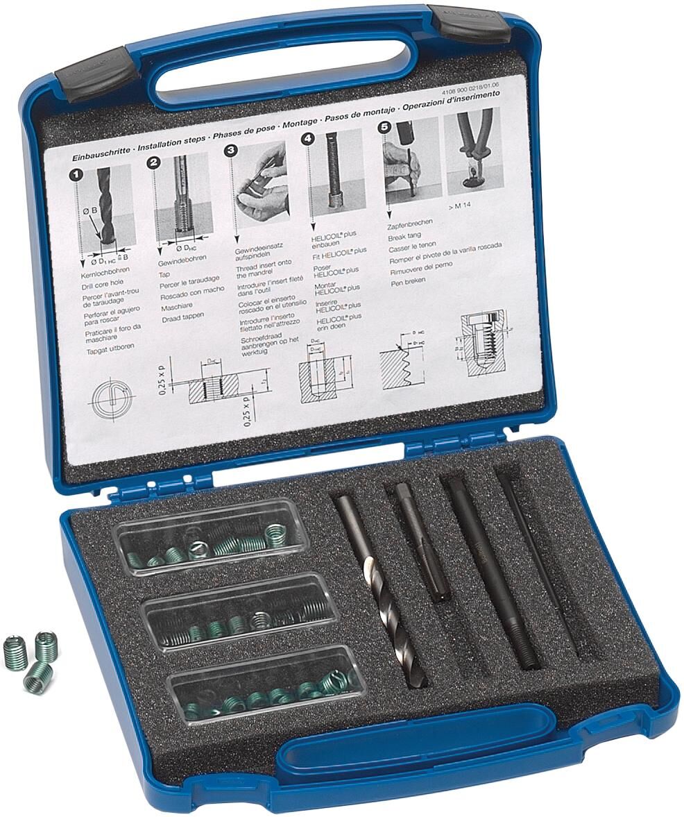 Böllhoff helicoil plus schroefdraad herstel assortiment rep. pack helicoil m5