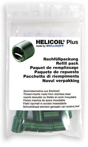 Böllhoff schroefdraadinzetstuk helicoil plus refill pack helicoil m14 x 1.25 8.4mm