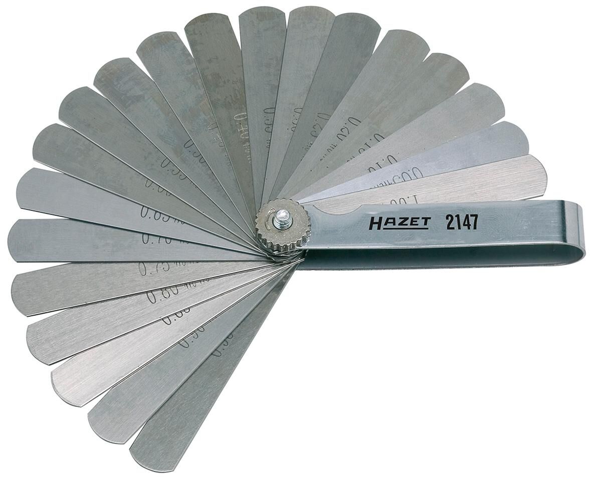 Hazet voelermaat fuehler teaching set 20sheet