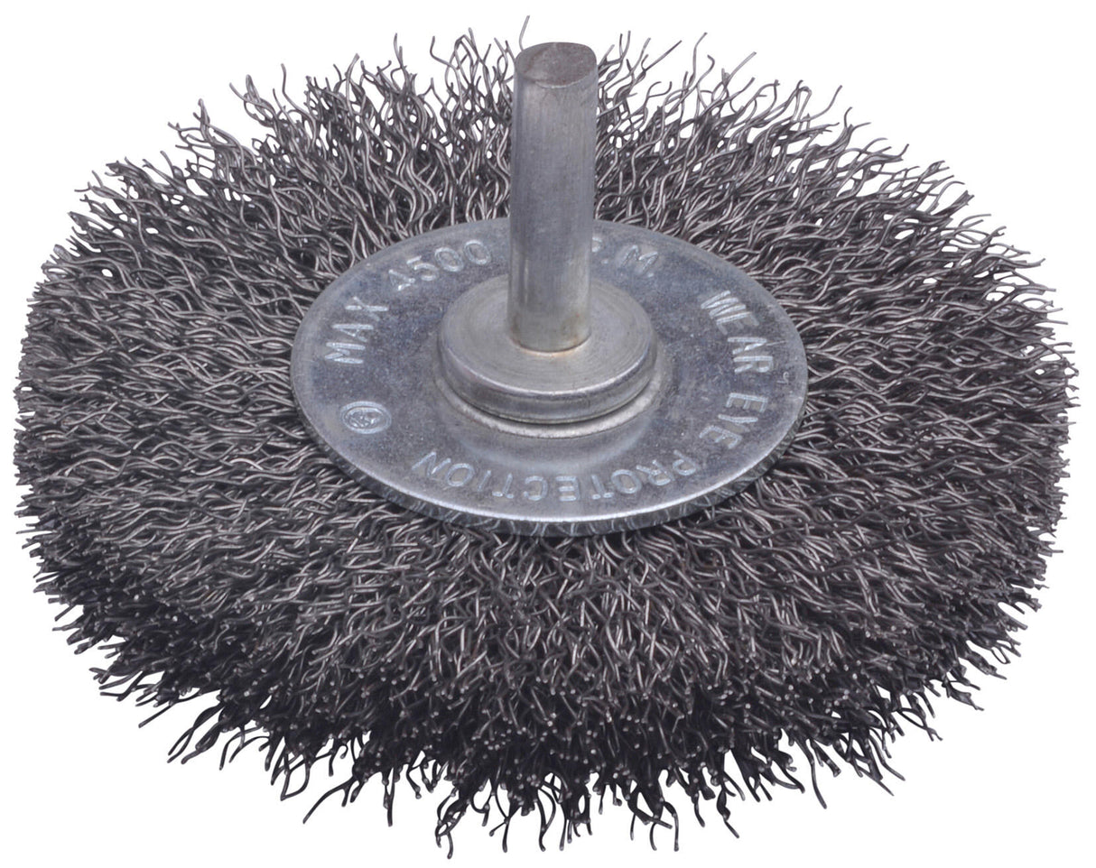 Sw stahl sw-stahl ronde borstel round brush with 6mm shaf sw-steel d=75mm