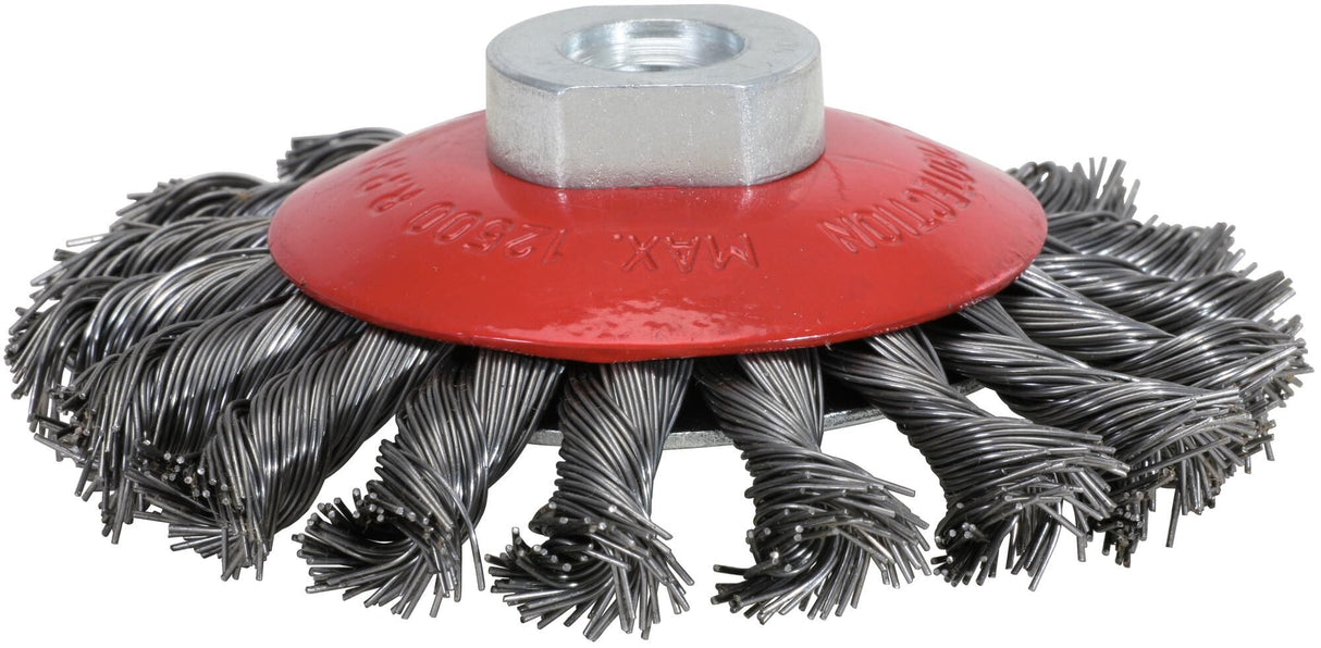 Ks tools ks-tools ronde borstel round brush with hole ks-tools m14x2, d=100mm