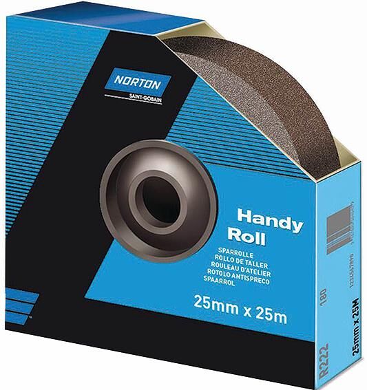 Norton schuurstrook r222 sparrolle wheels of sandpaper p60 38mmx25m