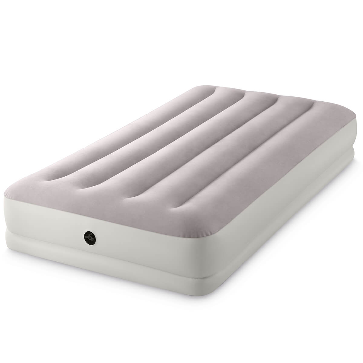 Intex prestige mid-rise luchtbed met usb pomp - eenpersoons