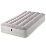 Intex prestige mid-rise luchtbed met usb pomp - eenpersoons