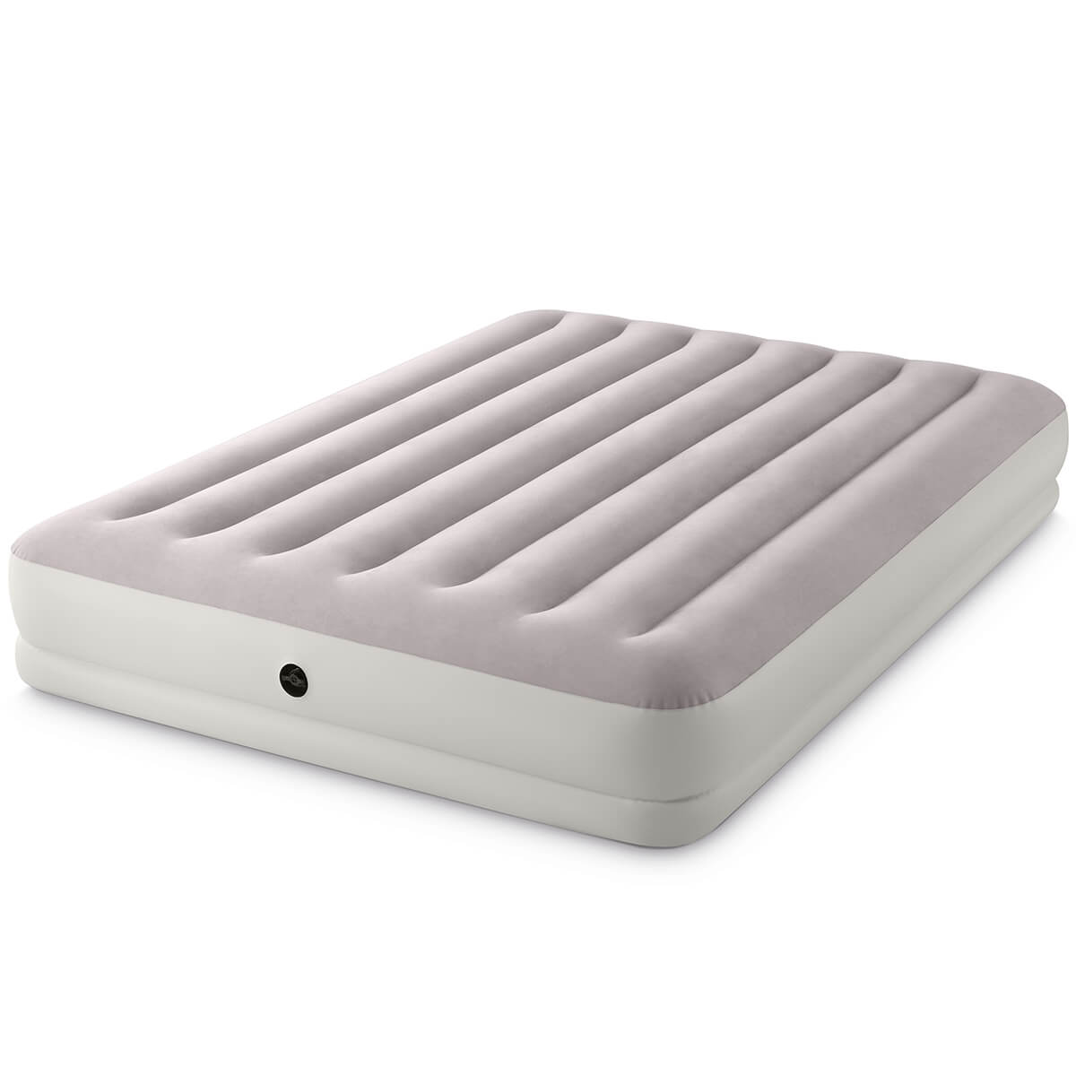 Intex prestige mid-rise luchtbed met usb pomp - tweepersoons