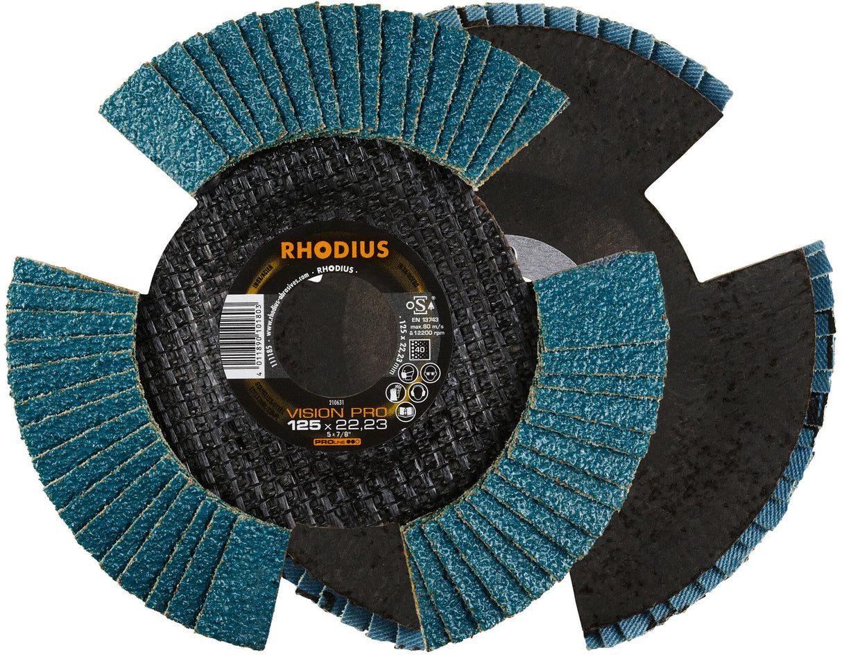 Rhodius lamellenschijf vision pro serrated washers vision p 40 125x22,23
