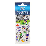 Stickervel voetbal