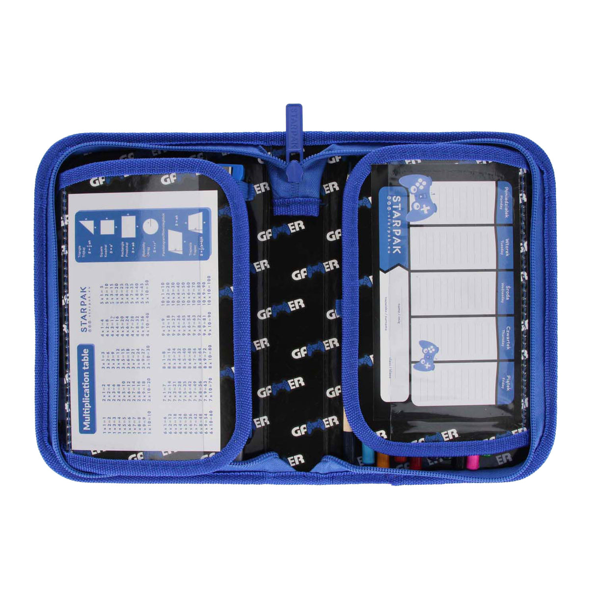 Gevuld etui gamer, 25dlg.