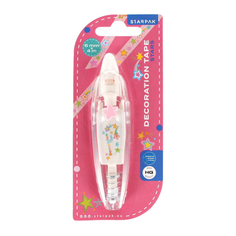 Decoratieve tape sterren, 6mmx4m