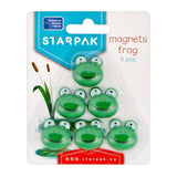 Magneten kikker, 6st.
