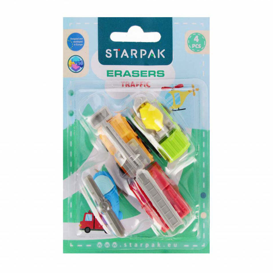 Gum 3d puzzel verkeer, 4st.