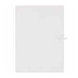 Witte map met band a4