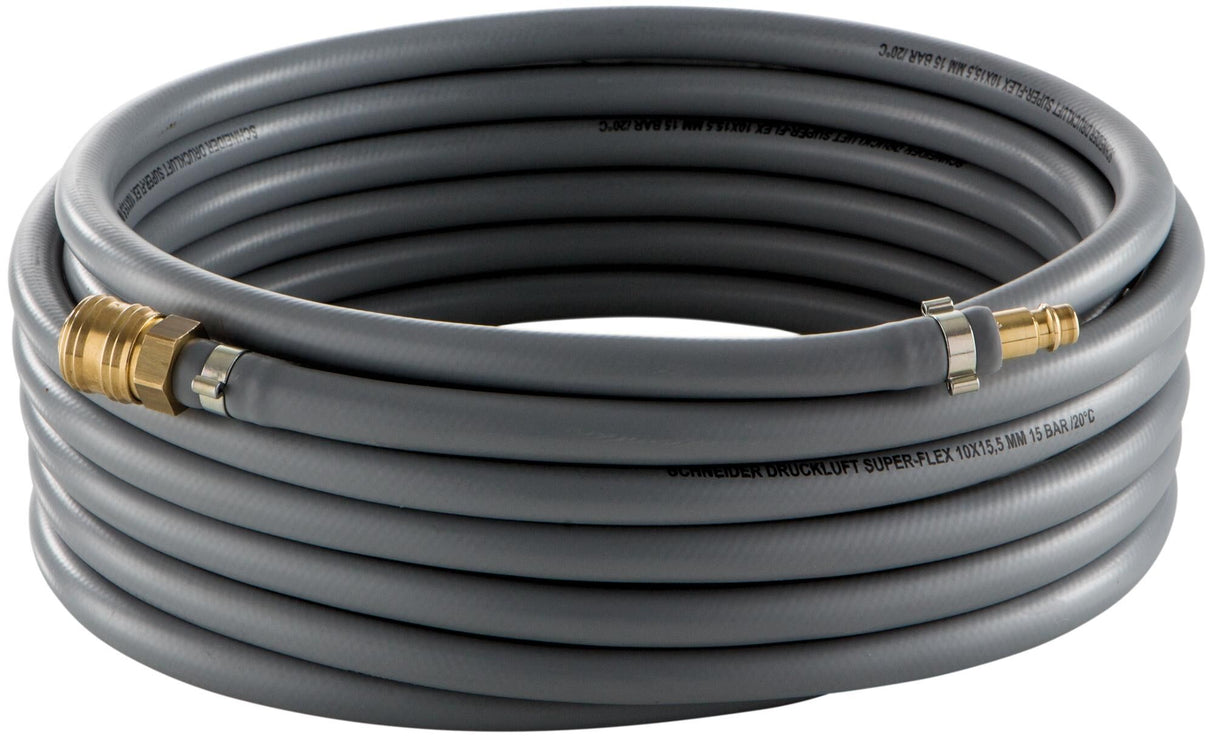 Schneider airsystems schneider persluchtslang super-flex super-air pressure hose mounted 10 meter