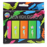 Creative craft group markeerstiften neon, 5st.