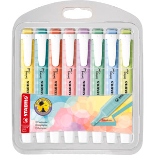 STABILO Swing Cool Pastel Markeerstiften, 8st.