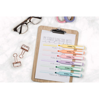 STABILO Swing Cool Pastel Markeerstiften, 8st.