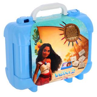 Disney kleuren stempel kofferset vaiana 21-delig