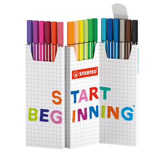 Abi stlo pen 68 desk set start beginning 18 stuks