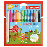 STABILO Trio Jumbo Viltstiften, 12st.