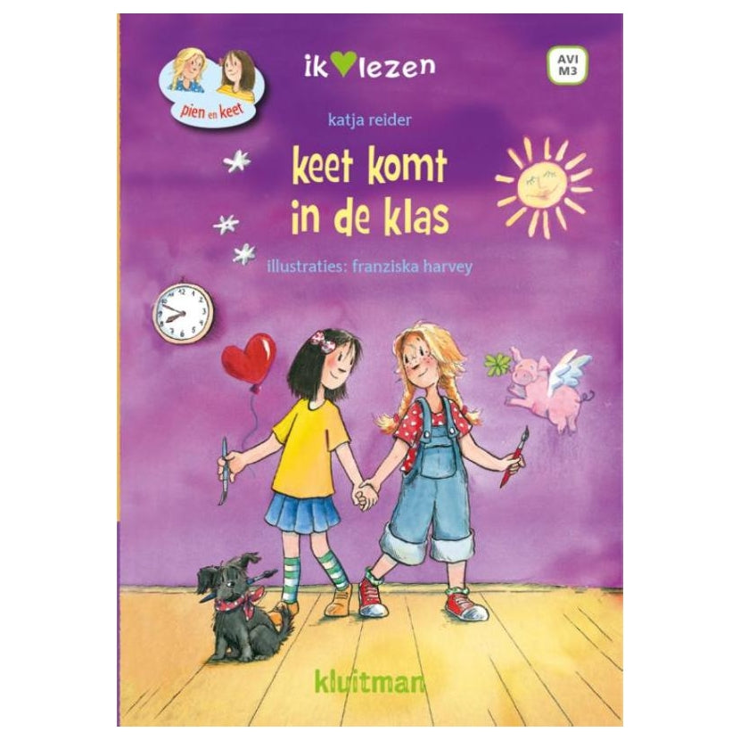 Uitgeverij kluitman keet komt in de klas avi-m3