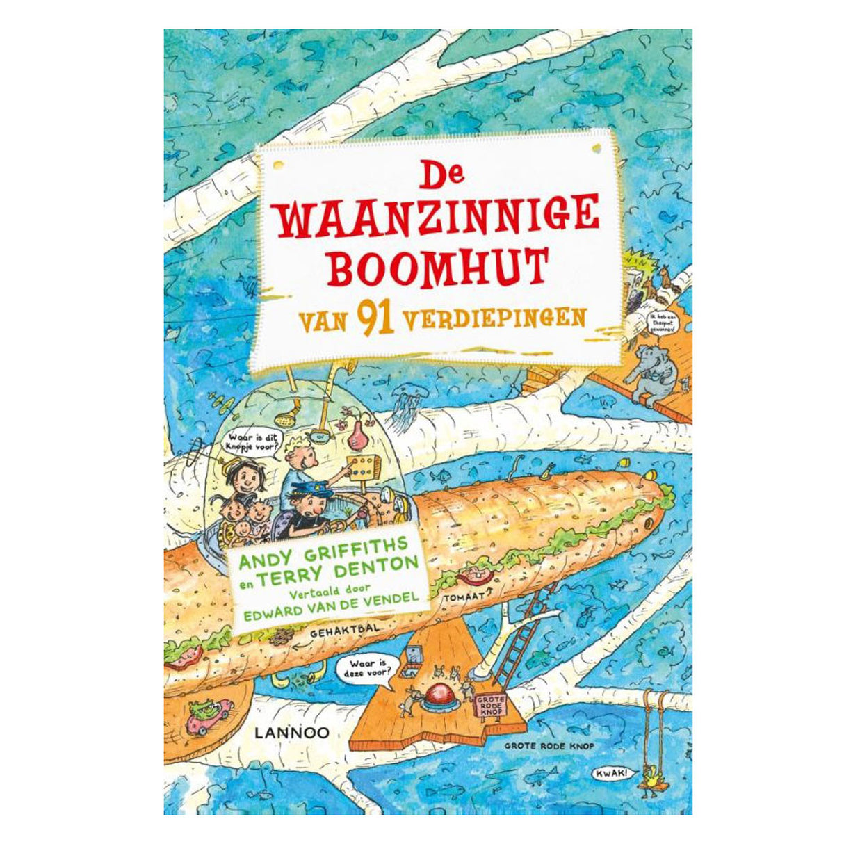 Centraal boekhuis de waanzinnige boomhut van 91 verdiepingen