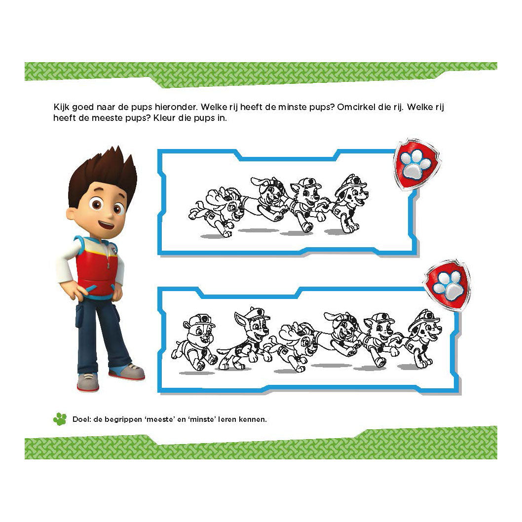 Paw patrol - eerste telspelletjes (3-4 jaar)