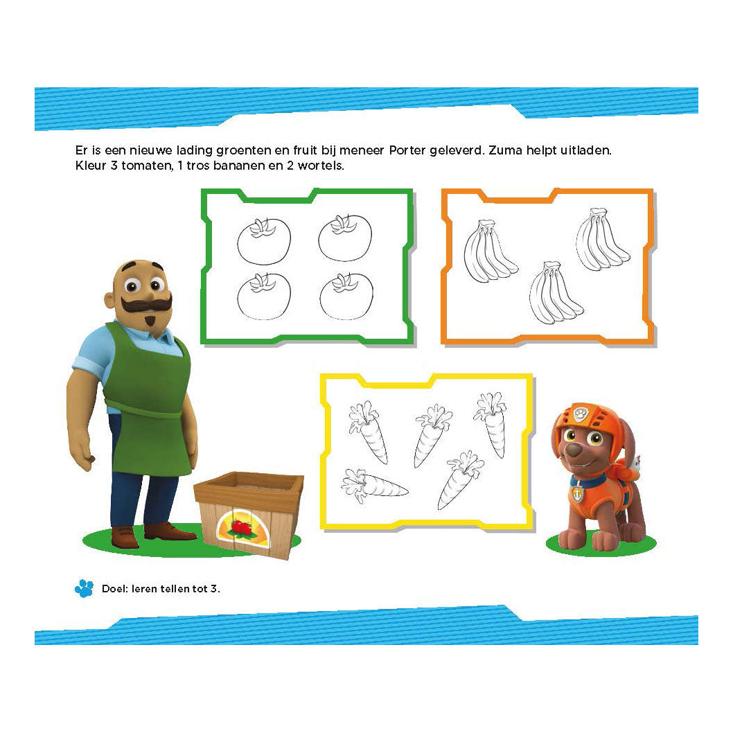 Paw patrol - eerste telspelletjes (3-4 jaar)
