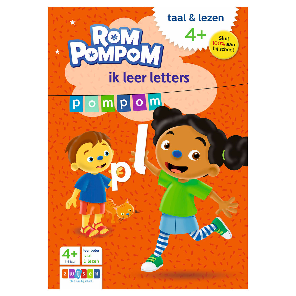 Wpg uitgevers rompompom ik leer letters 4+